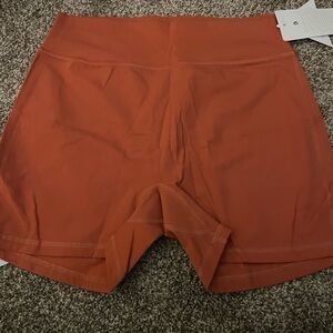 Women's Orange Shorts Buffbunny